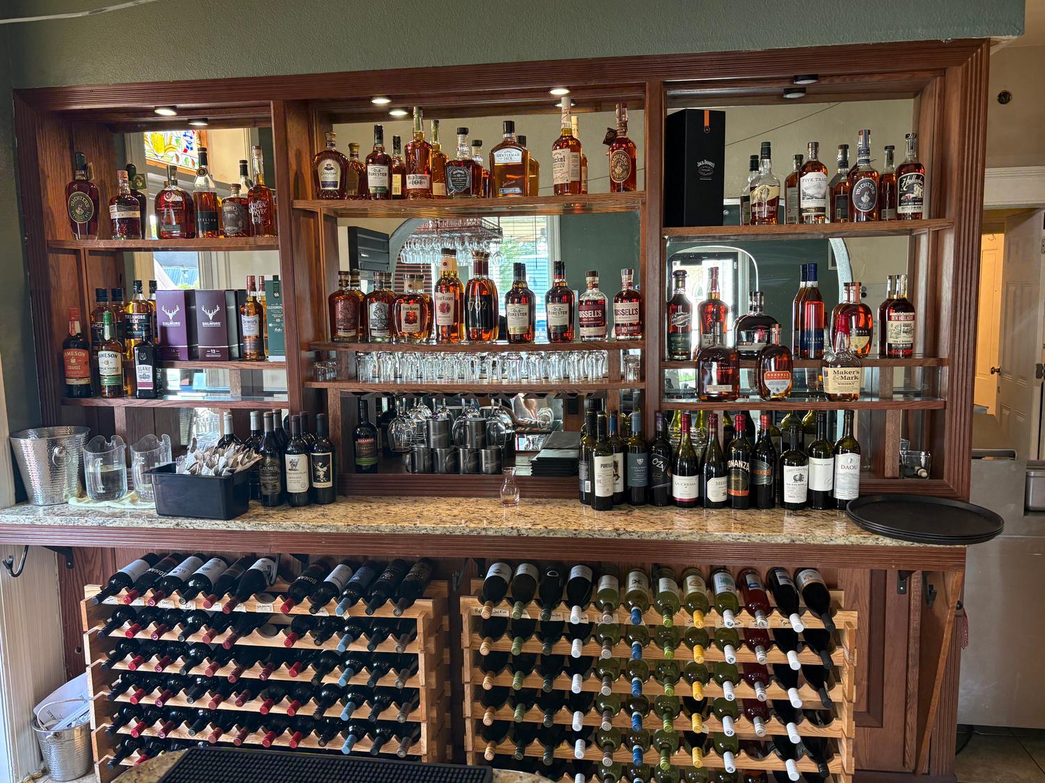 The dining room at Neil's Winehouse & Supper Club